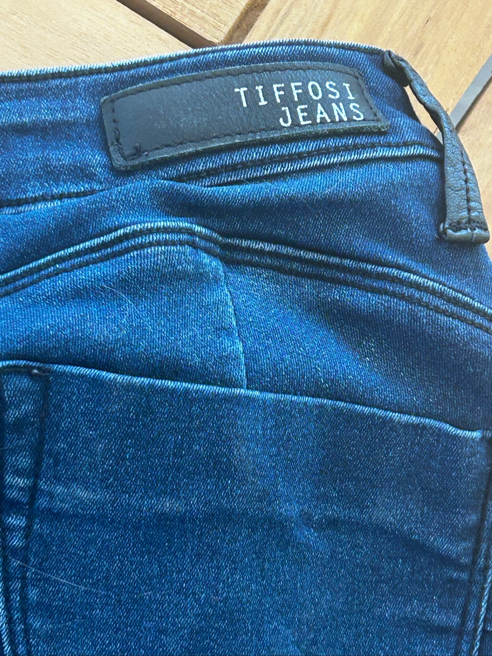 Tiffosi dark blue slim stretch jeans size XS / teen 14-16 years old – photo 4